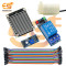 Combo of Rain Detect Sensor for School Project with Jumper Wire|Water Pump & 5V Relay Module (43 Item)